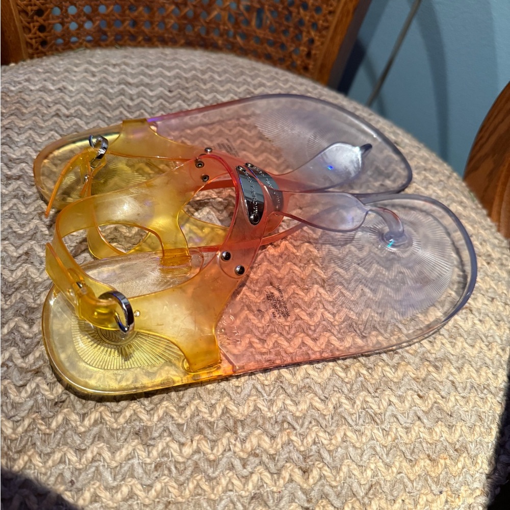 Michael Kors Multicolor Transparent Sandals